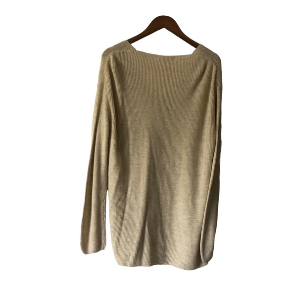 Koton Loose Fit Knit Sweater size large - cream colour - Picture 5 of 8